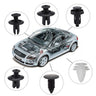 Set clipsuri auto universale 100 bucati cleme fixare tapiterie bara aripa