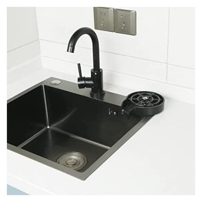 Spălător pahare/sticle cu presiune – montaj pe chiuvetă, racorduri incluse, ideal bar/restaurante