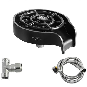 Spălător pahare/sticle cu presiune – montaj pe chiuvetă, racorduri incluse, ideal bar/restaurante