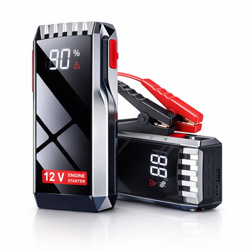 Starter auto 6000mAh power bank 12V cu lanterna LED