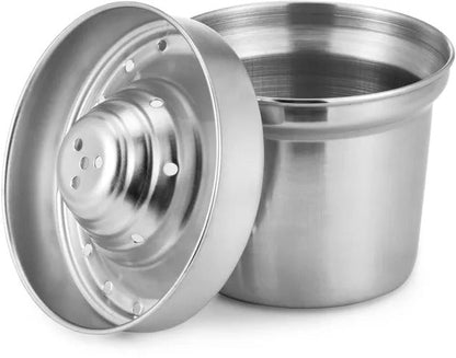 Storcător manual de citrice din inox – Suc proaspăt fără efort, Argintiu