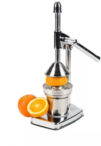 Storcător manual de citrice din inox – Suc proaspăt fără efort, Argintiu