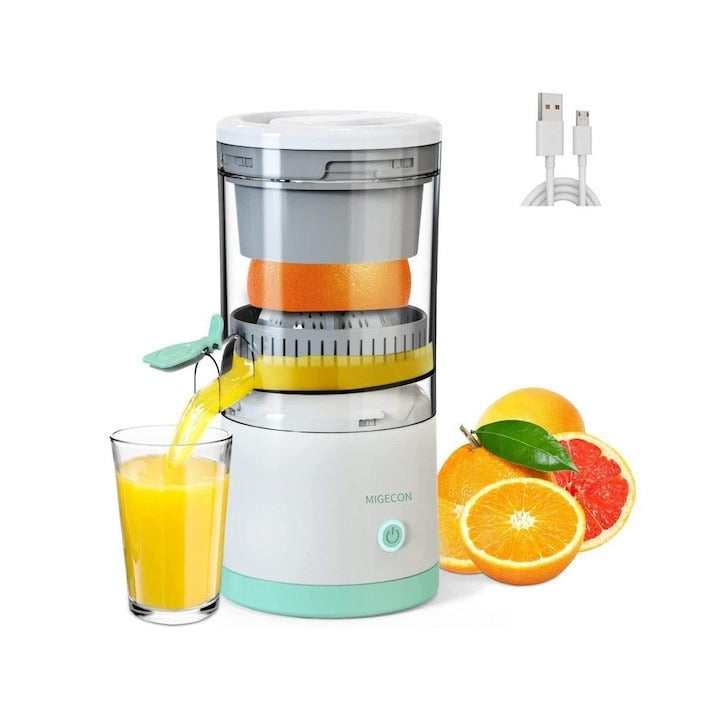 Storcător Electric Citrice Reîncărcabil USB-C, Fără Fir, Portabil, 500ml, 45W