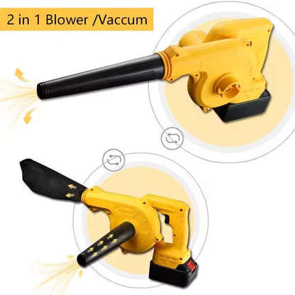 Suflantă frunze fără fir 880W – 2 acumulatori 36V, 2 în 1 suflare și aspirare, 18000 RPM