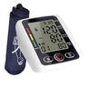 Tensiometru electronic pentru brat - Inregistrare 198 Valori, Control Vocal, Alb/Negru