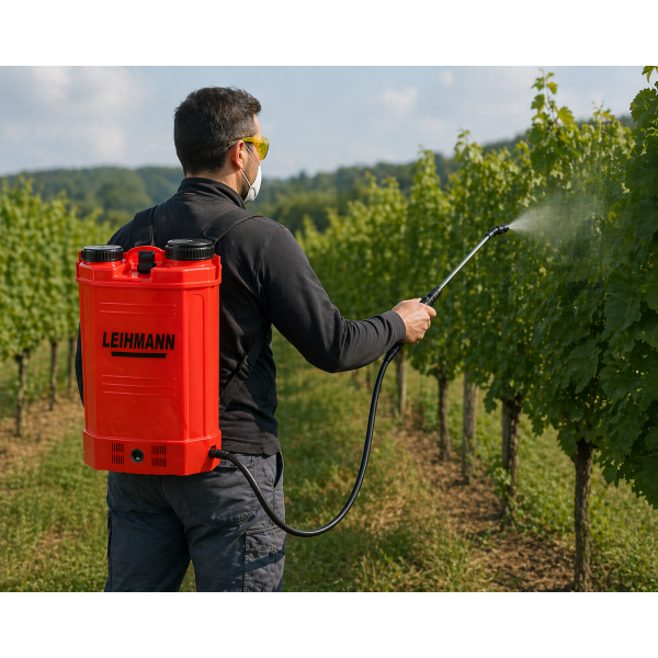 Pompa De Stropit Electrica LEIHMANN 16L – Pulverizare Profesionala Fara Efort Pentru Gradina si Agricultura