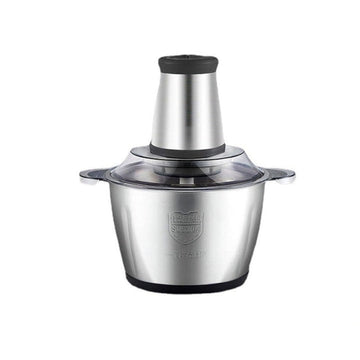 Tocator Electric 3L din Inox cu 4 Lame din Otel Inoxidabil Negru