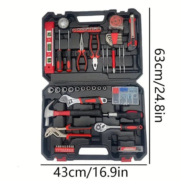 Trusa profesionala scule 43 piese multifunctionala set complet reparatii cu cutie organizatoare