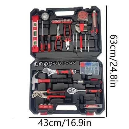 Trusa profesionala scule 43 piese multifunctionala set complet reparatii cu cutie organizatoare