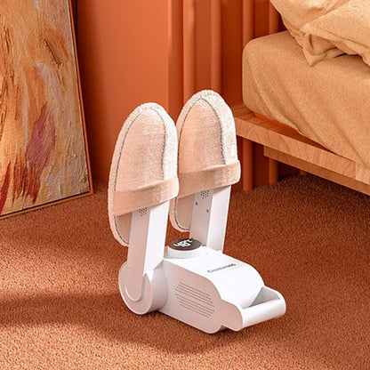Uscător Electric pentru Încălțăminte cu Dezinfectare UV, Timer și Design Pliabil – Uscare Rapidă 360°
