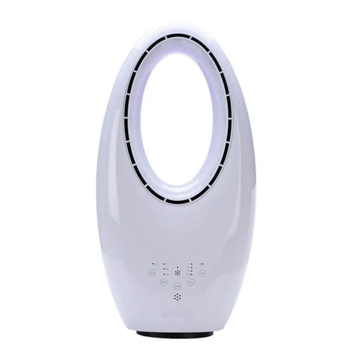 Ventilator și purificator aer Tobi Bladeless – oscilant, LED, telecomandă