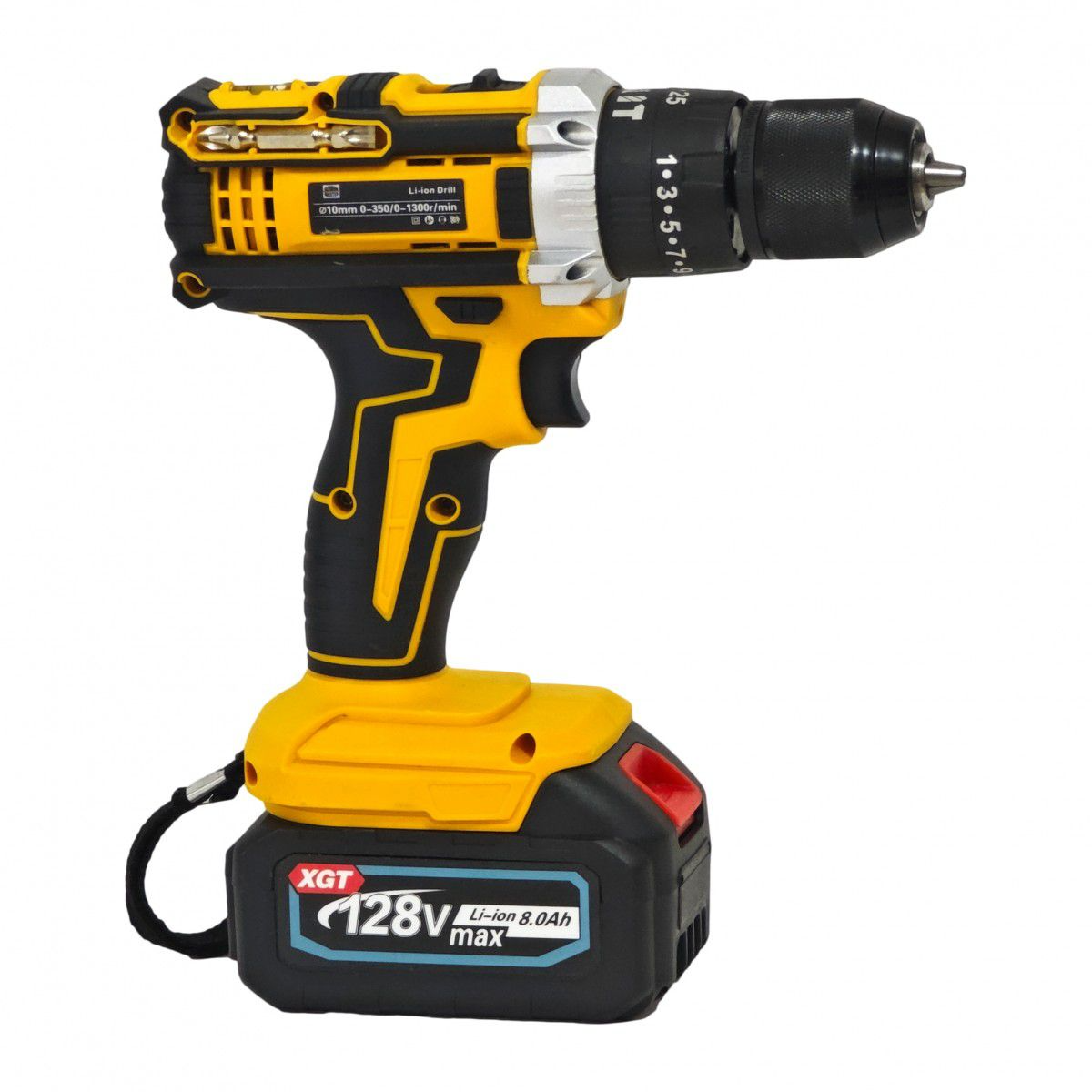 Trusa Profesionala 3 In 1 – Polizor, Autofiletanta si Masina de Impact, 2 Acumulatori 128V 8Ah